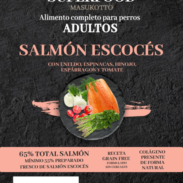 Super alimentos salmón escocés grain free